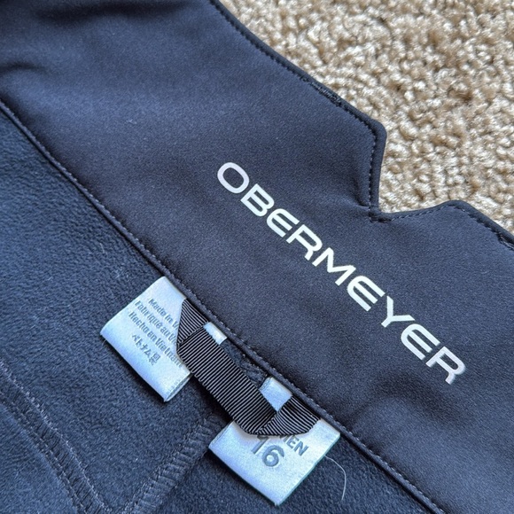 Obermeyer Women’s Bandera Ski Snow Pant Black White - Picture 9 of 14